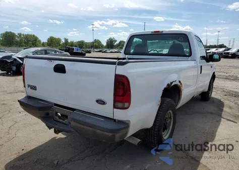 2001 Ford F250 Super Duty из США, поврежденный, VIN 1FTNF20L91EC93637